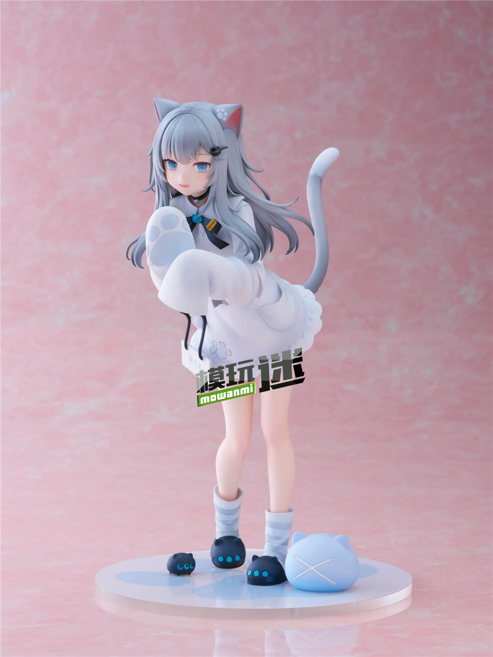 F：NEX推出画师甘城なつき人设“なちょ猫”1/7手办