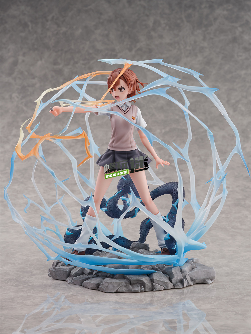 とある科学の超電磁砲T スクラッチカード　御坂美琴　パジャマ　PSA7点 SHIBUYA SCRAMBLE FIGURE、TVアニメ『とある科学の超電磁砲T