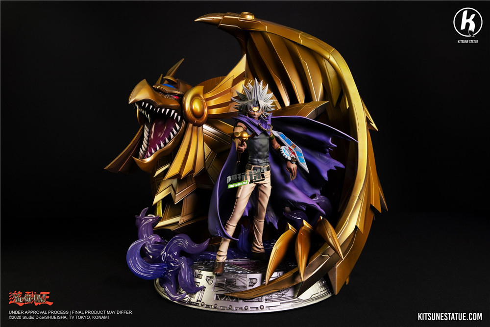 Kitsune Statue推出《游戏王》暗之马利克与太阳神的翼神龙1/7雕像