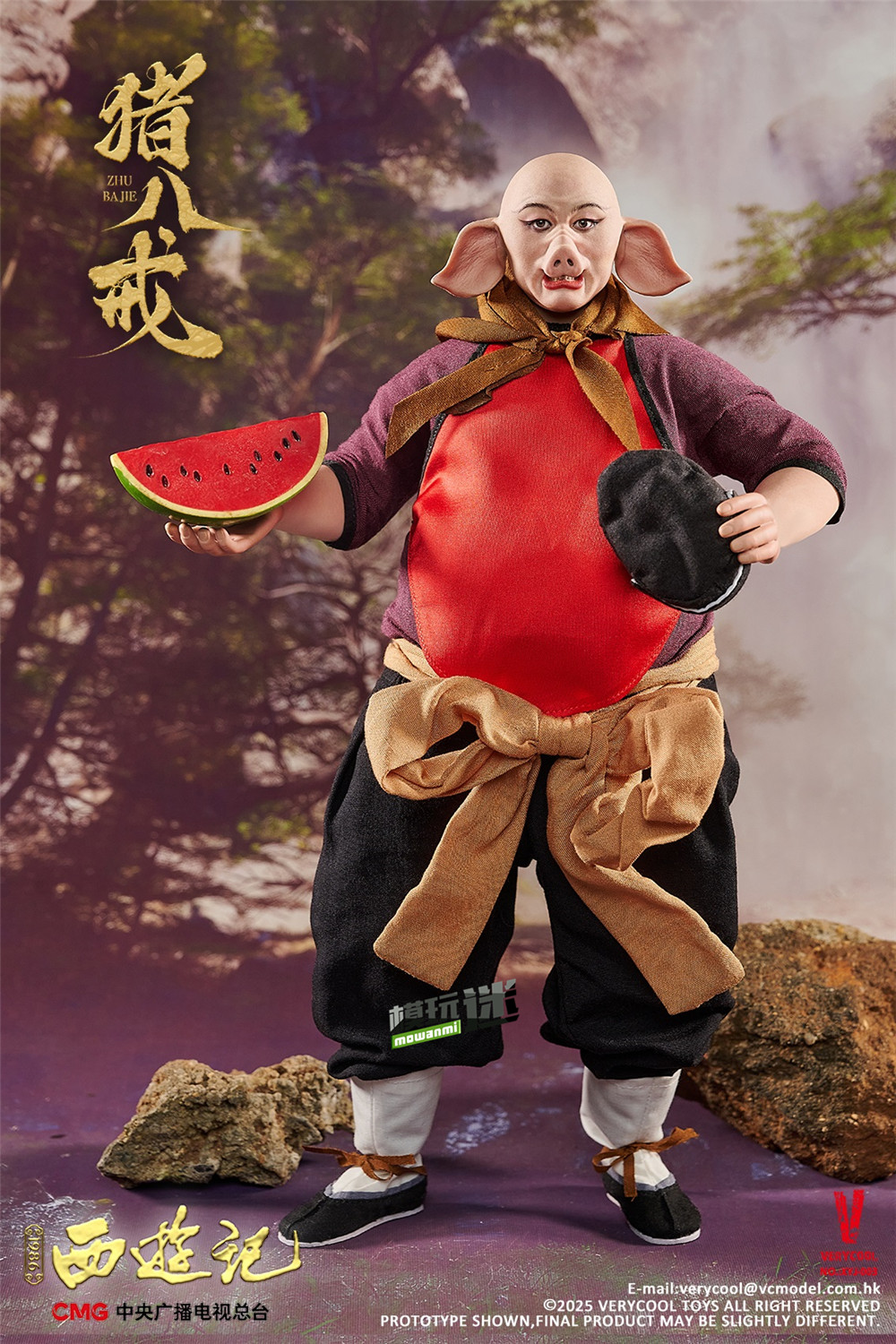 威酷模玩推出央视86版《西游记》猪八戒1/6可动人偶