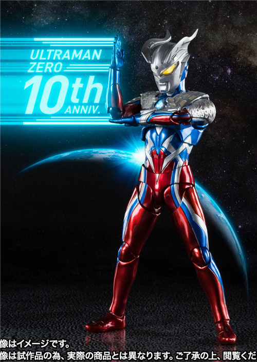 万代推出shf赛罗奥特曼10周年纪念版可动手办